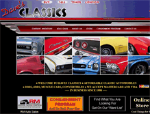 Tablet Screenshot of davesclassicauto.com